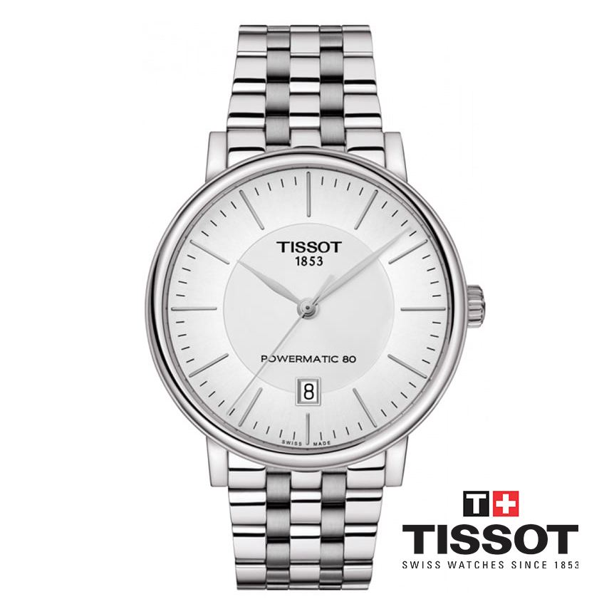 ĐỒNG HỒ NỮ TISSOT CARSON POWERMATIC 80 T122.407.11.031.00 CHÍNH HÃNG